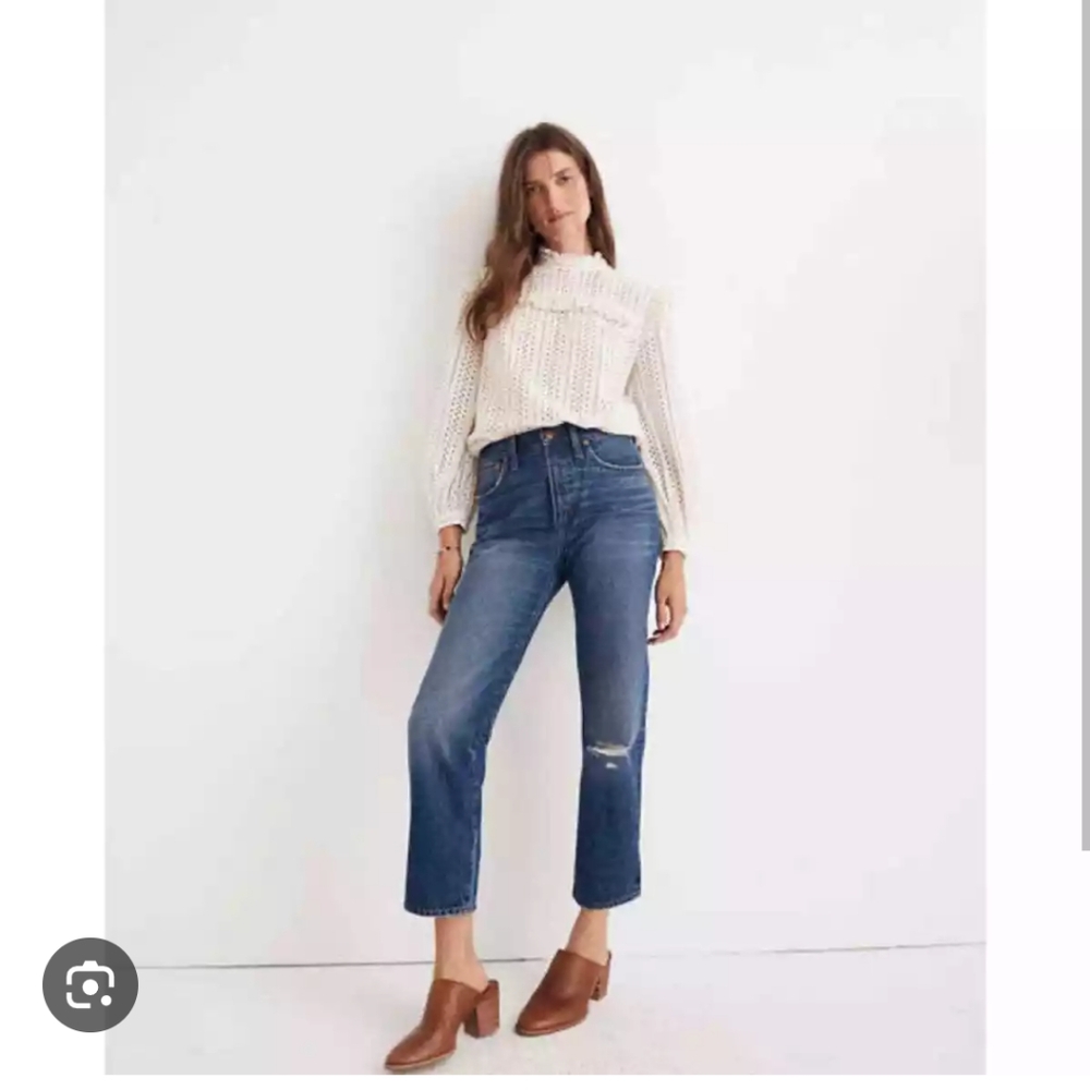 Madewell Classic Straight Jeans Jade Wash